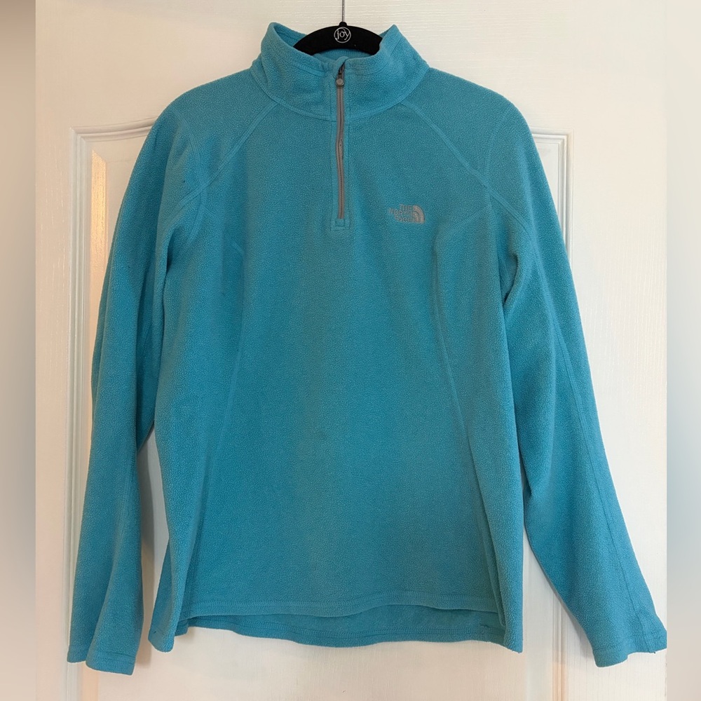 The North Face Teal Half-Zip Fleece